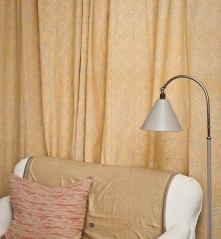 Design no.4 on cotton curtains